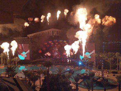 Live production in Dubai